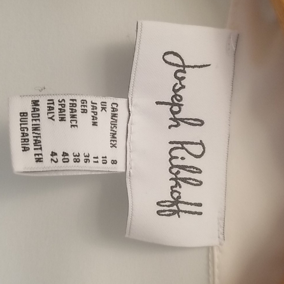 Joseph Ribkoff White Blouse size 8 - Picture 2 of 5